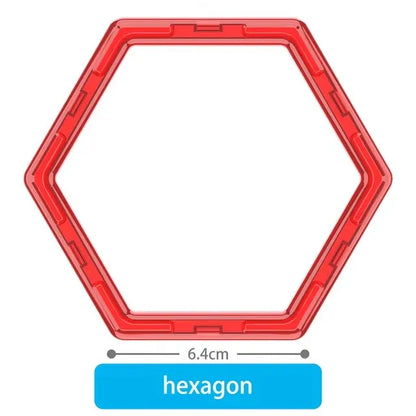 1pcs Big Size Magnetic Designer Magnet Building Blocks Accessories Educational Model Constructor Toys For Children Gifts