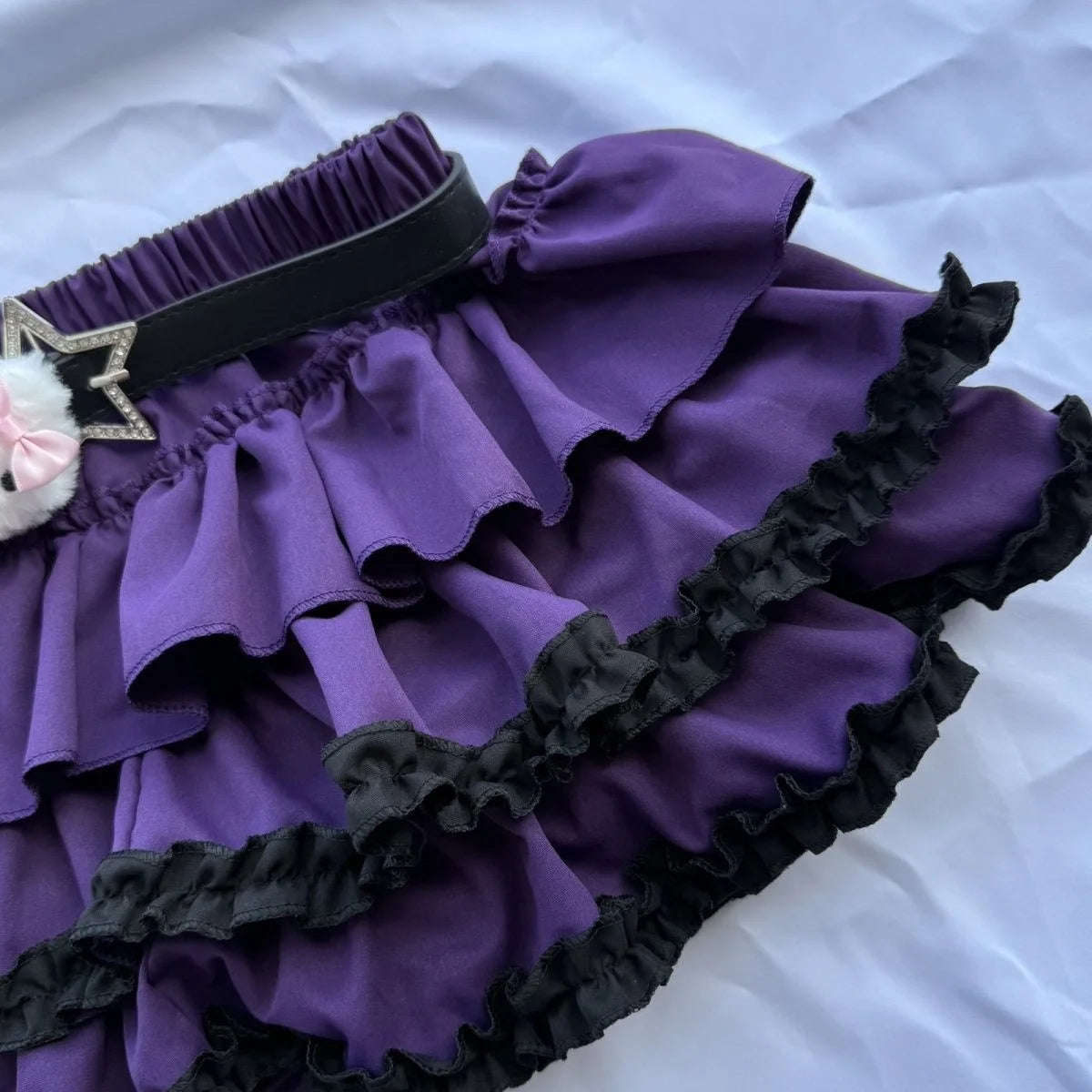 Y2K Spicy Girl Subculture Punk Girl Anti exposure Half length Skirt Harajuku Style Trend Pumpkin Short Skirt Cake Puff Skirt.