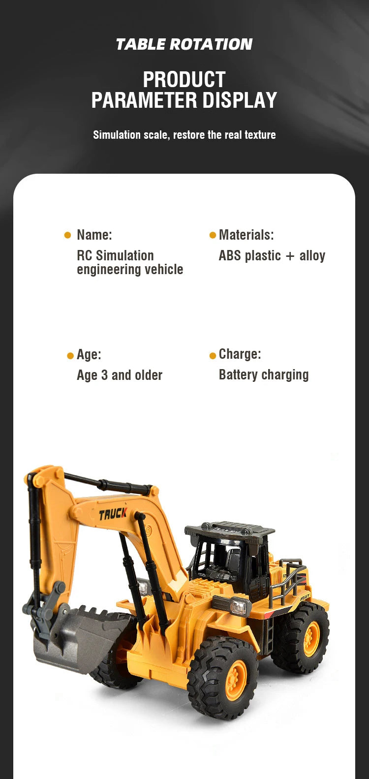 9Ch Rc Car 2.4G Remote Controlled Multi-Functional Dump Truck Bulldozer Excavator Engineering Vehicle Kids Toys for Boys Gifts.