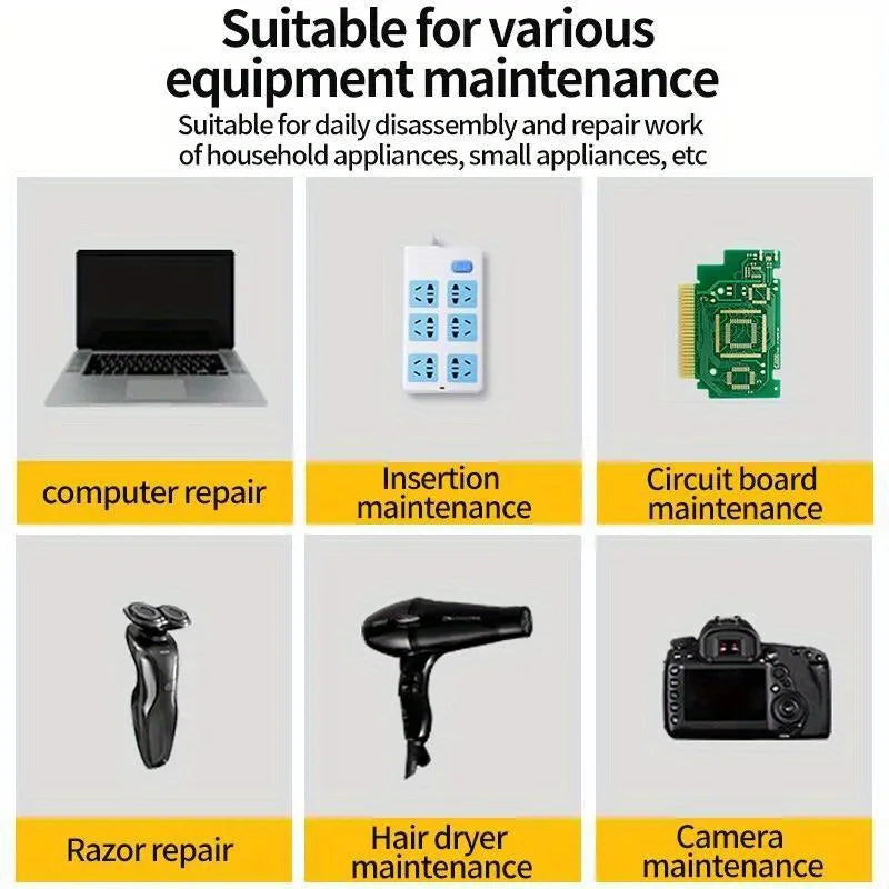 12-in-1-Magnetschraubendreher-Set Kreuz flacher Schrauben dreher kopf Multifunktion ales Präzisions-Hand wartungs werkzeug
