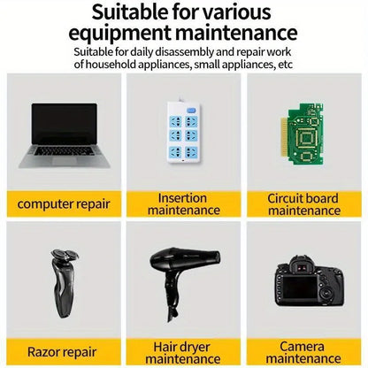 12-in-1-Magnetschraubendreher-Set Kreuz flacher Schrauben dreher kopf Multifunktion ales Präzisions-Hand wartungs werkzeug