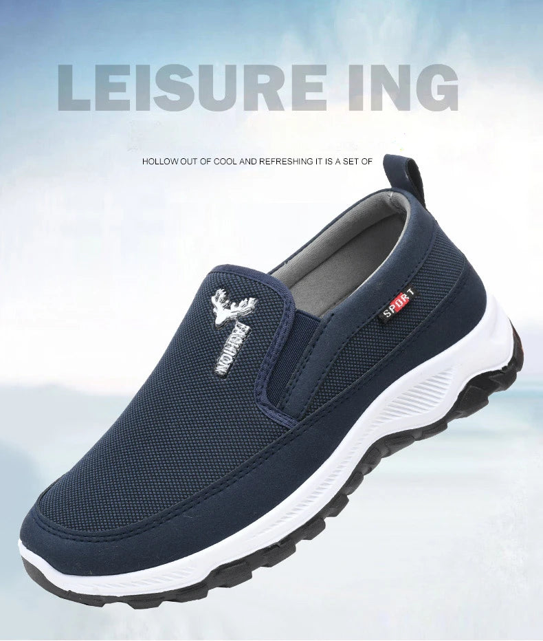 Men's Shoes Casual Sneakers Summer Breathable Mesh Waterproof Outdoor Slip On Flats Affordable Free Shipping Shoes.
