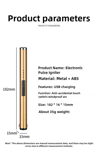 Aromatherapy Candle Extended Gas Stove Gas Electronic Charging Igniter, Household Ignition Gun Igniter Lighter