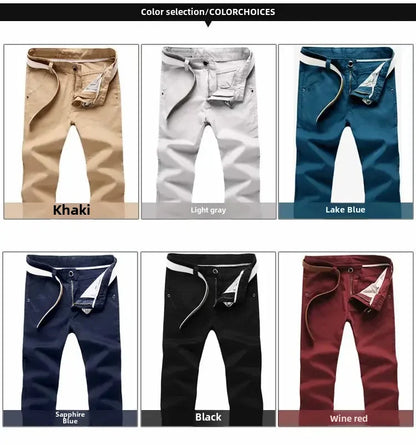Frühling Sommer männer Hosen Farbe Gerade Bein Hosen Jugend männer Tragen Koreanischen Stil Slims Glättet Silhouette Dünne handel Hosen