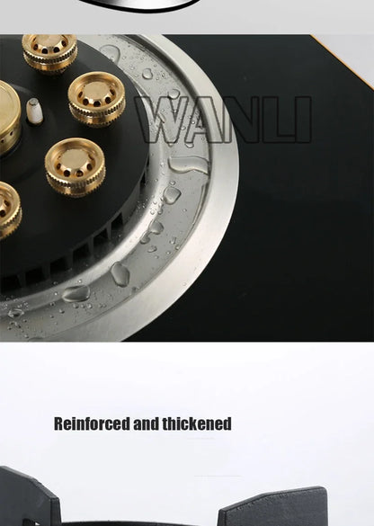 7.0KW Household Single-Burner Gas Stove/Single Induction Cooker/Electric Dual Purpose Stove/Toughened Glass Panel