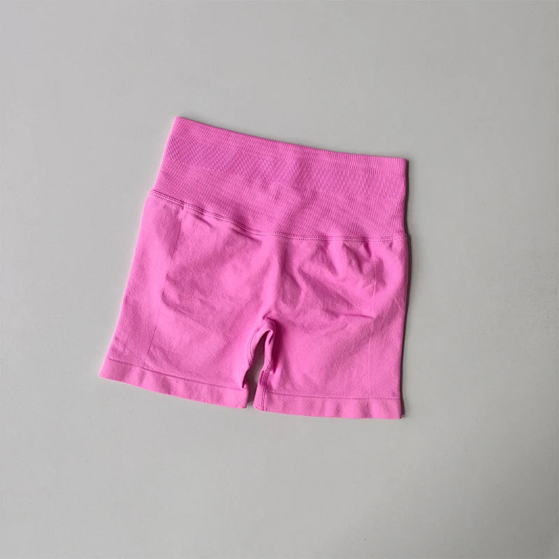 Peach Buttock Lifting Three-point Shorts Summer High Waisted Yoga Shorts Fashionable and Sexy Running Fitness Pants Solid Color.