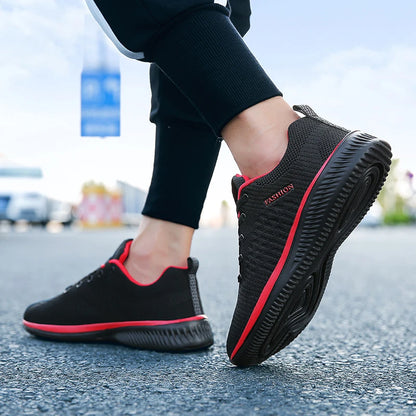 Männer Rennen Gehen Stricken Schuhe Mode Lässig Turnschuhe Atmungsaktive Sport Sportlich Gym Leichte Männer Turnschuhe Casual Schuhe