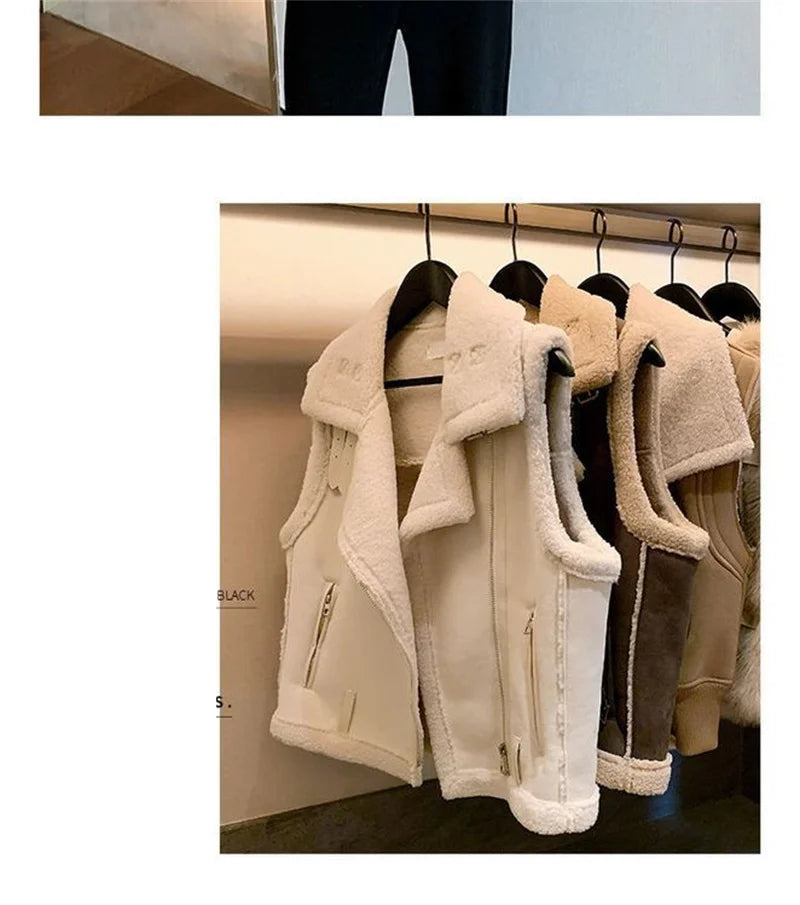 Ärmellose Jacke weibliche Pu Leder Weste Mantel Frauen 2024 Herbst Winter neue Motorrad Weste lose Oberbekleidung Roman beliebte Top.