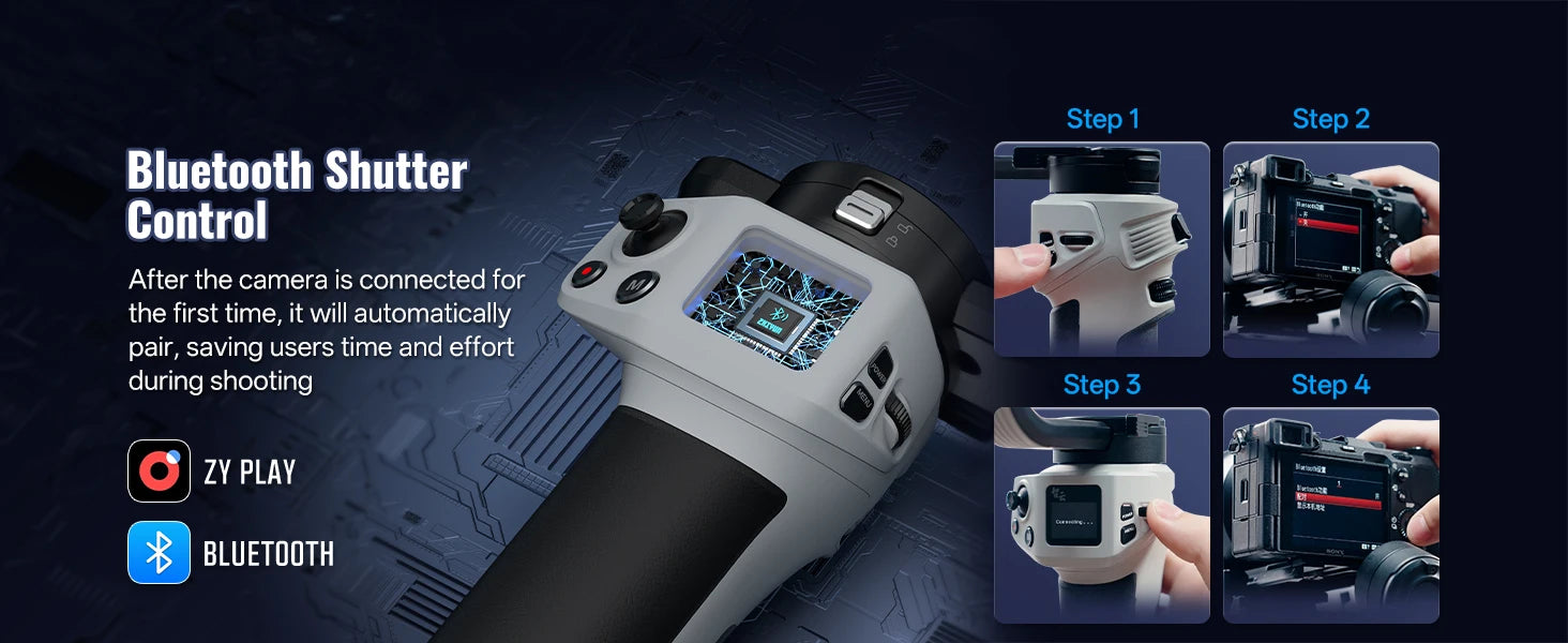 ZHIYUN Official CINEPEER WEEBILL 3E Handheld Camera Gimbal Stabilizer 3-Axis Cameras Gimbals for DSLR Mirrorless Cameras.