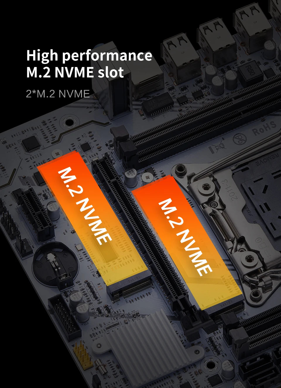 QIYIDA X99 Motherboard Set Kit Xeon LGA2011-3 E5 2680 V4 2x8gb=16GB DDR4 SATA PCI3.0 NVME M.2 X99H5 Gaming Computer.