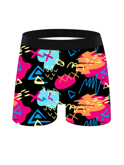 10 Stück Herren-Unterwäsche, weich, bequem, locker, hautfreundlich, lange Boxershorts für Herren, trendige, farbenfrohe, modische Herrenhosen