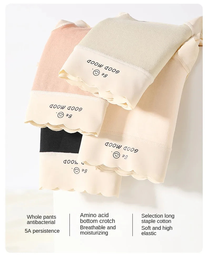 3PCS Female Underwear Antibacterial Pure Cotton Sexy Mid-rise Cotton Panties Woman Traceless Fashions Women's Intimate Intimates.