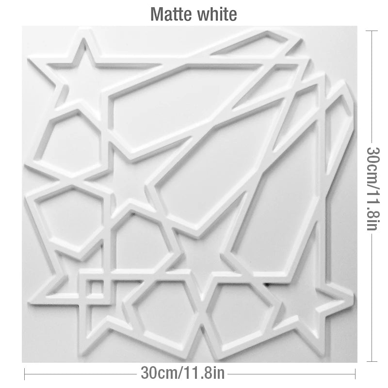 12pcs 30x30cm Super 3D Art Wall Panel PVC tile Waterproof Esports game 3D Wall Sticker Decor Tiles Diamond Design DIY Home Decor