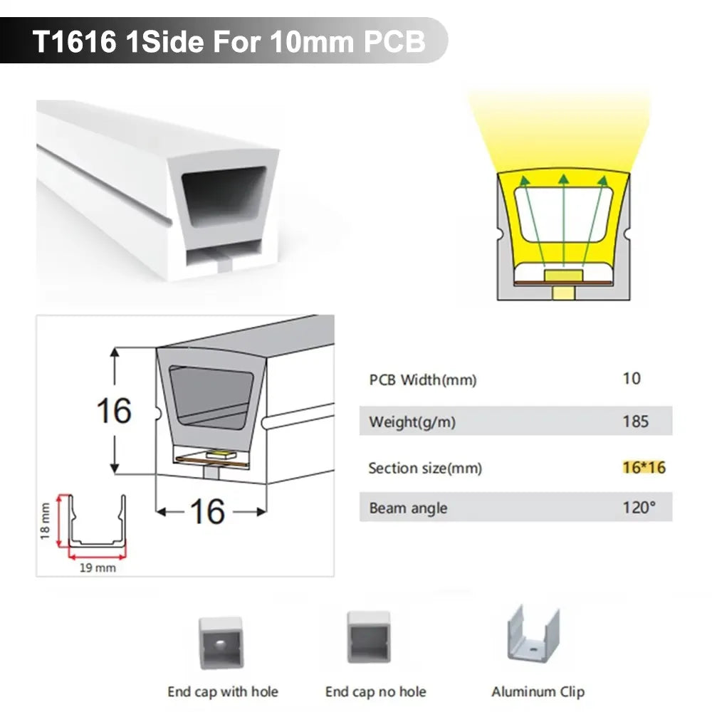 Silicone Neon Tube IP67 Waterproof Flexible Soft Silica Gel Sign 1m 2m 3m 4m 5m For WS2811 WS2812B 5050 2835 COB LED Strip Light