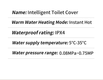 Intelligenter elektronischer Toilettensitzbezug – kabellose Fernbedienung, 3-in-1-Warmsystem, wassersparend – beheizt, trocken, waschen für modernes Badezimmer