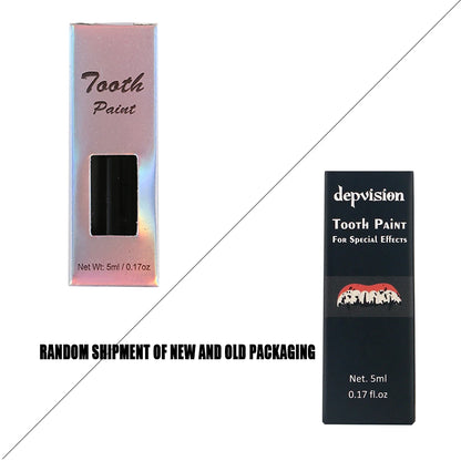 Depvision Tooth Paint Makeup Colorful Non Toxic for Halloween Party Cosplay Cosmetics Pigment.