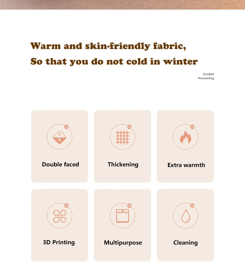 Solidcolor double-sided Duvet Lamb Wool flannel quilt warm comfort mattress in winter bedroom dormitory Thicken Weight Blanket.