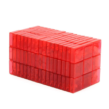 Limited Edition Cube 3x3x17 Magic Cube Black Speed Cube  Primary Color Transparent Red Unequal Order 3317 Educational Funny Toys.