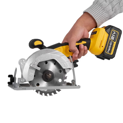 MELLWIN 5 Zoll 125 MM Bürstenlose Elektrische Kreissäge Handheld Multifunktionale Holz Metall Cutter Power Tool Für 21 V 18 V Batterie