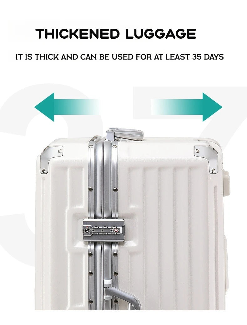 2024 neue langlebige Gepäcksets mit großer Kapazität, Koffer, USB-Aufladung, Herren-Handgepäck, Boarding, Reisen, 24/26/28/30/34.