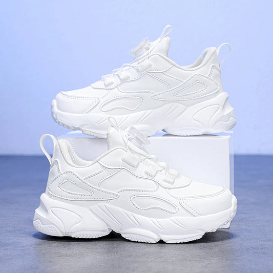 White Girls Sneaker Children Shoes New Spring Summer Platform Casual Sneaker Running Sports Tennis Kids Shoes for Girl.