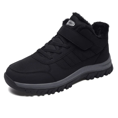 Ladies Snow Boots Warm Winter New Plush Thick Sole Casual Non-slip Comfort Shock-absorbing Unisex Outdoor Flat Walking Shoes.