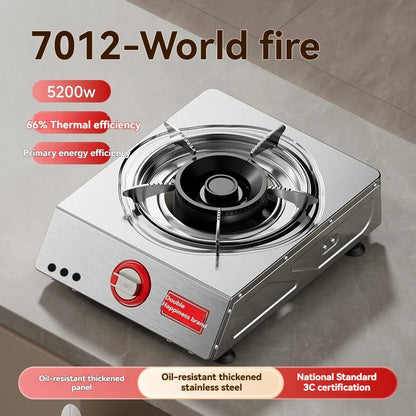 5.2KW Liquefied Gas Stove Range Single-range Energy-saving Flameout Protection Fierce Fire Stove.