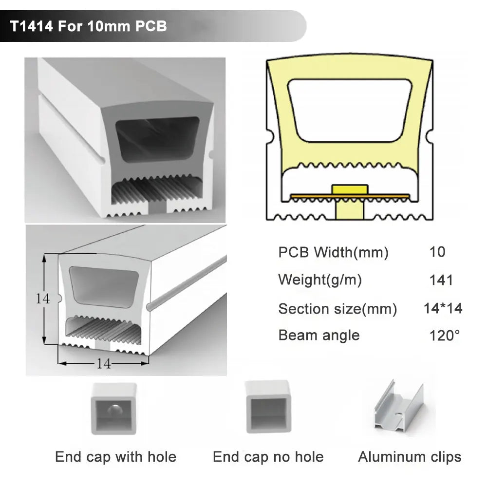 Silicone Neon Tube IP67 Waterproof Flexible Soft Silica Gel Sign 1m 2m 3m 4m 5m For WS2811 WS2812B 5050 2835 COB LED Strip Light