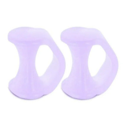 2pcs=1pair Separator Finger Feet Care Protector Silicone Toe Orthopedic Products Bunion Corrector Hallux Valgus For Pedicure.