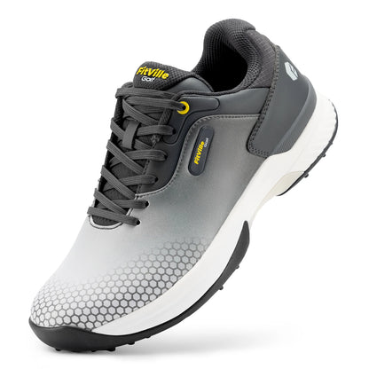 FitVille wide men's golf shoes non-slip wear-resistant comfortable pickleball sports shoes suitable for swollen feet relieve toe