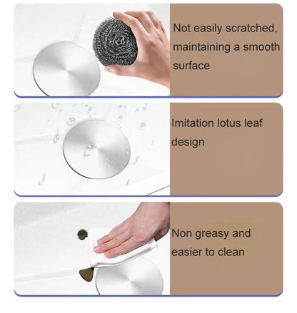 Stainless Steel Kitchen Sink with Hot Cold Pull Out Kitchen Sink Faucets Digital Large Single Bowl Waterfall Rain Kitchen Sinks