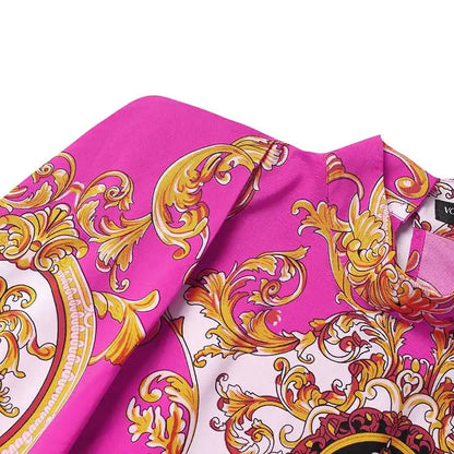 Plus Size 5XL VONDA Women Party Sundress Bohemian Stand Collar Sleeveless Print Maxi Dress Casual Bat Sleeve Satin Long Vestidos.