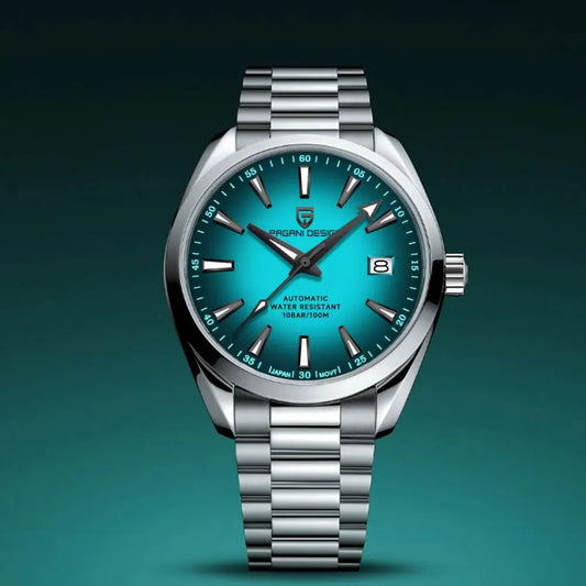 PAGANI DESIGN New Men Gift Watch Sapphire Glass 40mm Mechanical Wristwatch Stainless Steel 100M Waterproof Automatic Watches Men.
