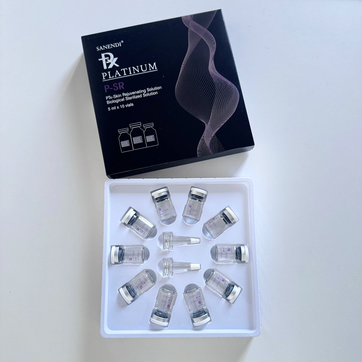 2025 New Korean Hyaluronic Acid Serum Anti-aging Moisturizing Skin Care Repair Essence 5MLx10Vials.