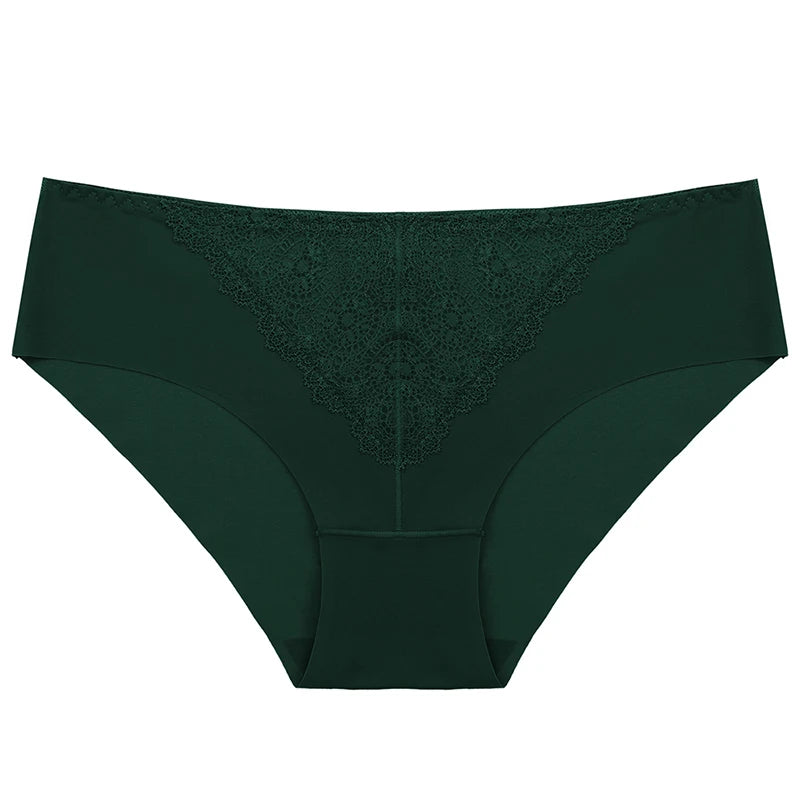 BZEL 10PCS/Set Women's Panties Exquisite Sweet Lace Underwear Sexy Lingerie Silk Satin Briefs Woman Comfort Breathable Underpant.