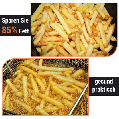 12L Air Fryer Mini Oven,Multi Function Smart machine Air fryers with Glass Viewing Window,Oilless Cooker with LED Touch Control.