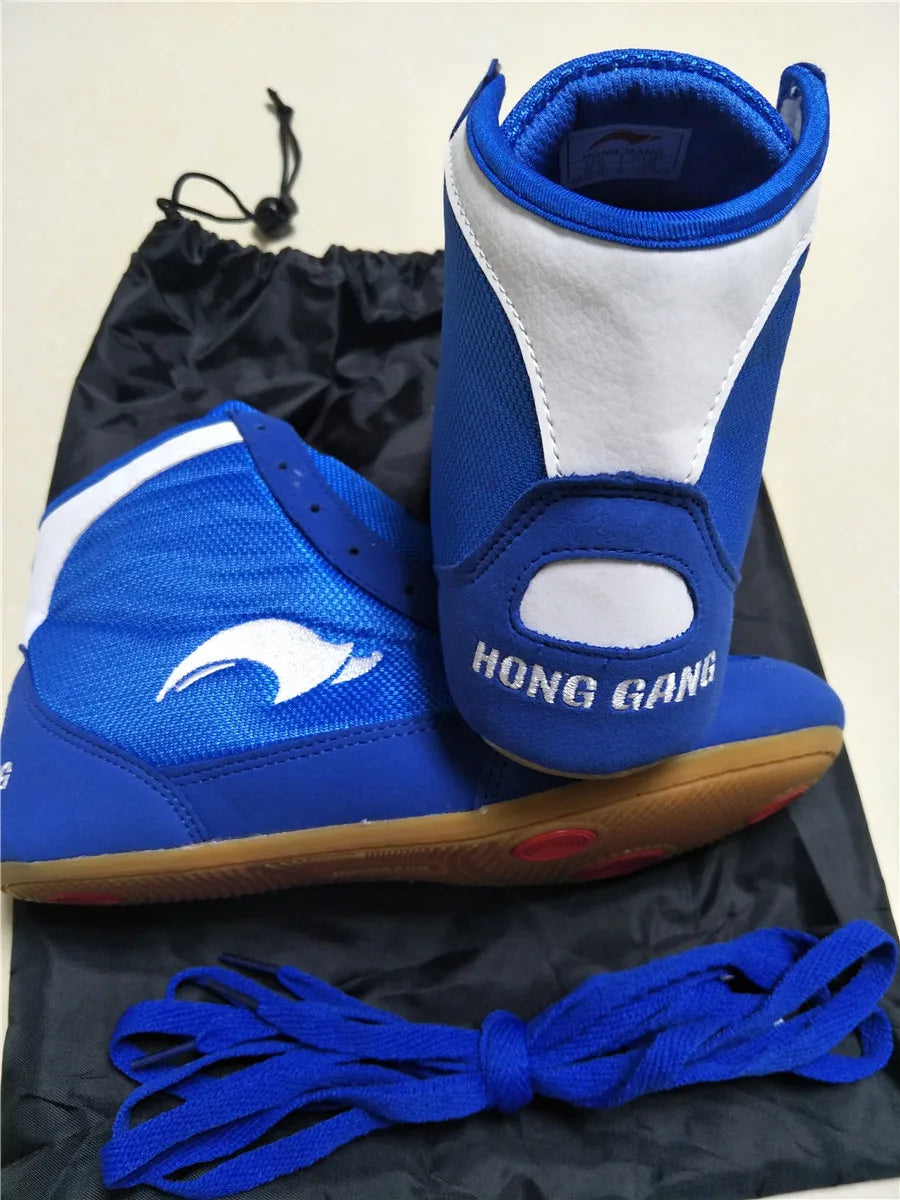 women Men Boxing boots Wrestling Shoes gear Combat Sneakers gym equipment training fighting boots Plus Size 35-46.