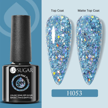 UR SUGAR 7.5ml Acrylic Extension Nail Gel Quick Building Clear Pink Gel Polish Nail Tips extension nail gel  Nail Art Soak Off