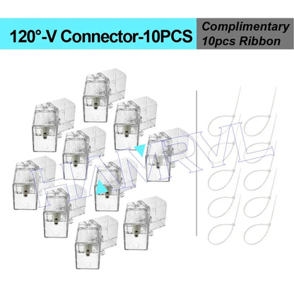 Garage Accessories DIY LED tube Hexagon connector cable for honeycomb Lamp 110-240V for Barbershop Workshop 4s Car Body Lighting