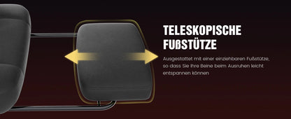 WOTSTA Gaming-Stuhl, ergonomischer Bürostuhl, Renncomputerstuhl, höhenverstellbarer Computerstuhl mit Kopfstütze