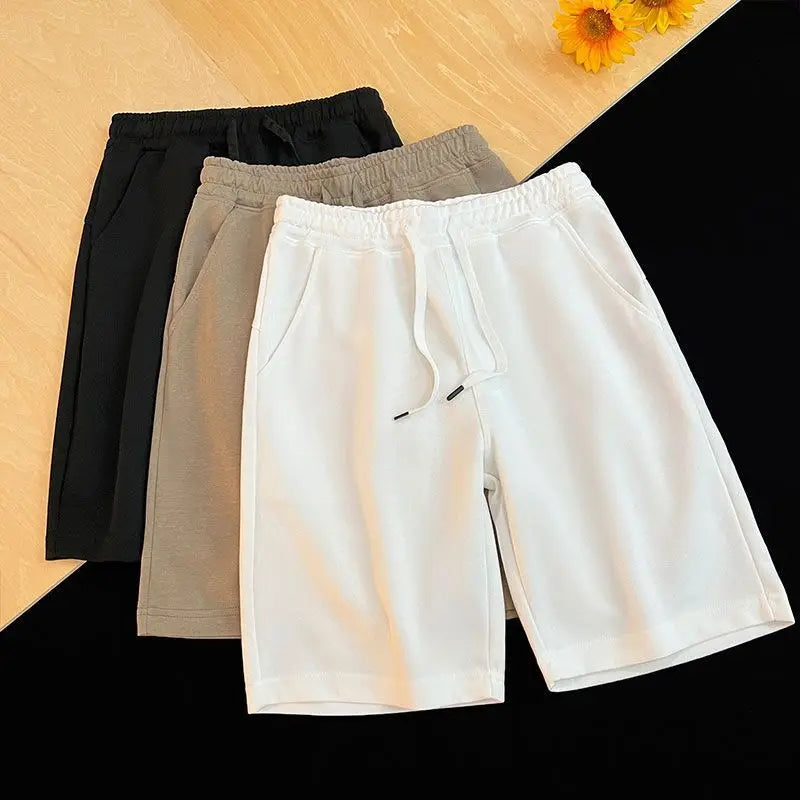 American Heavyweight New Shorts Are Breathable and Versatile in Summer and Men and Women Wear Multi-color Trend Elastic Waist.