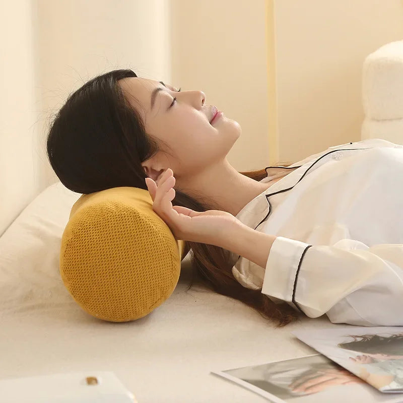 Body Pillow Pregnancy Pillows Chin Lumbar and Leg Support Stomach and Back Sleepers Adjustable Bendable Roll Pillow for Sleeping