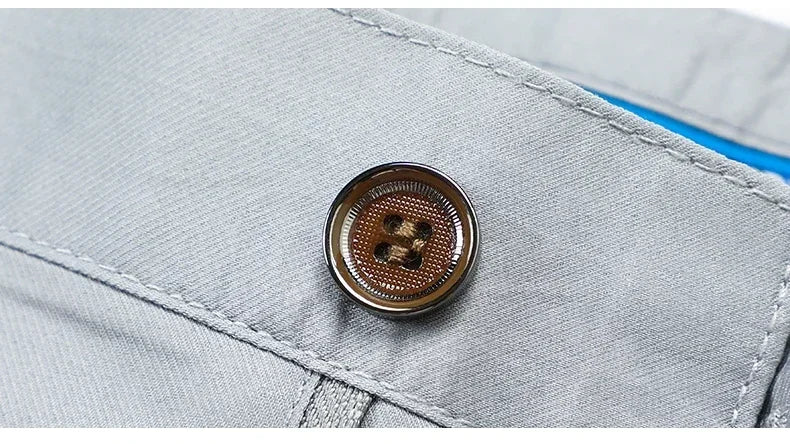 Summer New Men's Bamboo Fiber Slim Business Casual Pants Fashion Classic Breathable Designer Formal Long Trouser Male Clothing