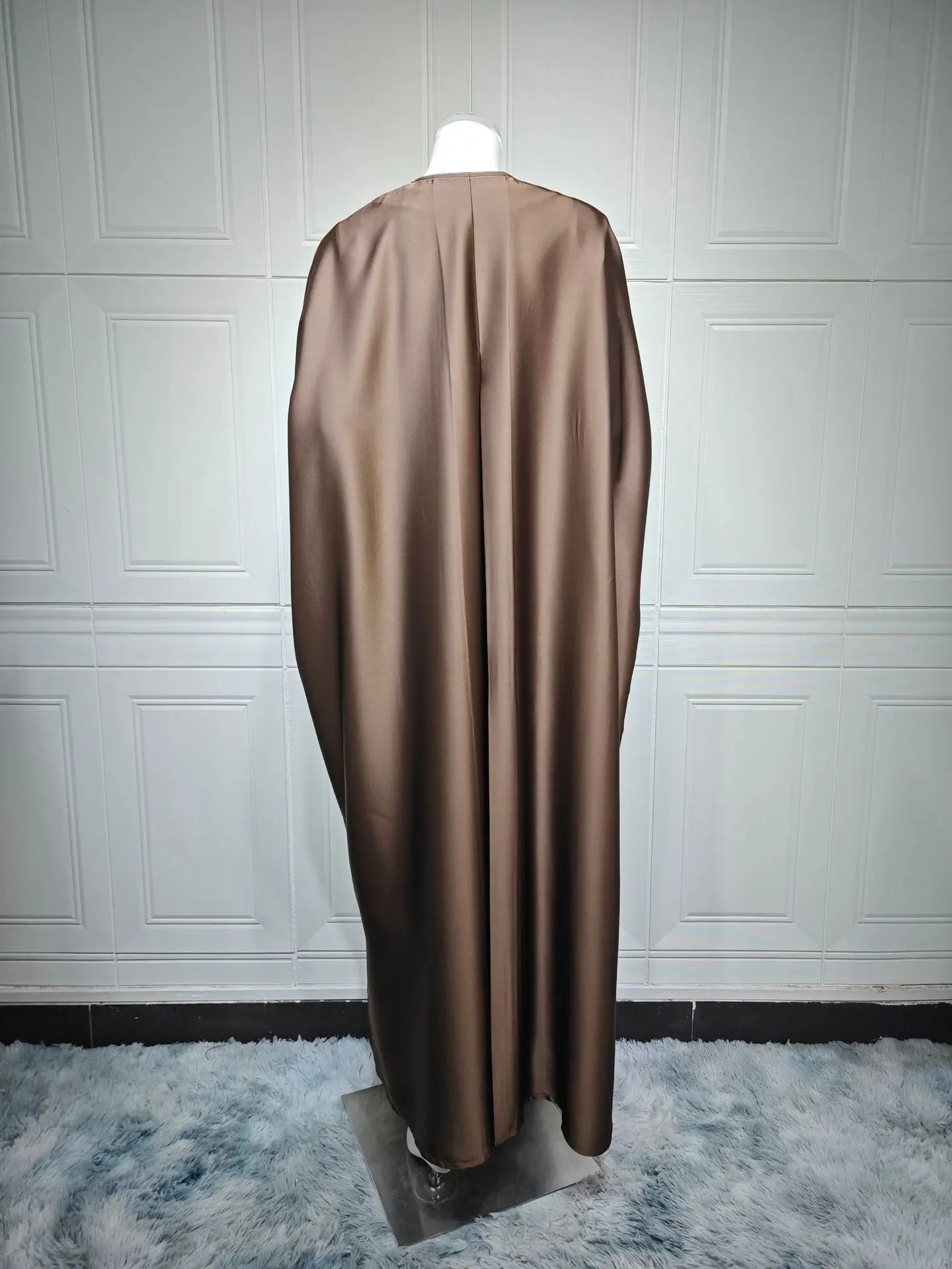 Ramadan Satin Open Kimono Abaya Dubai Luxury 2025 Muslim Kaftan Dress Abayas Women Islam Clothing Robe Femme Musulmane Kebaya