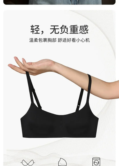 Seamless Bras for Women Small Chest 1/2 Cup Push Up Bra Non-Wire Bra Women Support Underwear Sexy Lingerie Female Intimates.