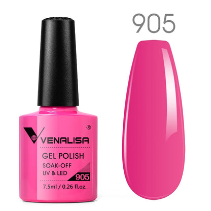 Venalisa New 7.5ml Neon Gel Nail Art Manicure Soak Off Camouflage Natural Nude Color Silicone Nail Gel Polish Lacquer Varnishes