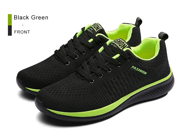 Men Women Knit Sneakers Breathable Athletic Running Walking Gym Shoes