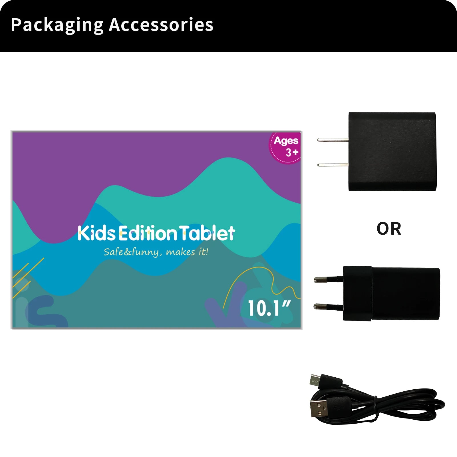 Pritom 10 Inch Kids Tablet Android 13 Go WIFI Quad Core Processor 2GB RAM 64GB ROM YouTube with Case.