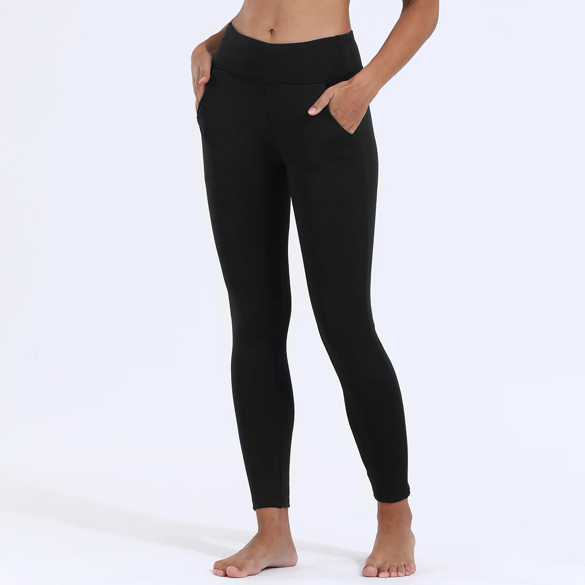 CHRLEISURE Winter Warm Women Thick Thicken Leggings Fleece Pants Female Thermal Leggings Tights Sexy Hight Wasit Stretchy.