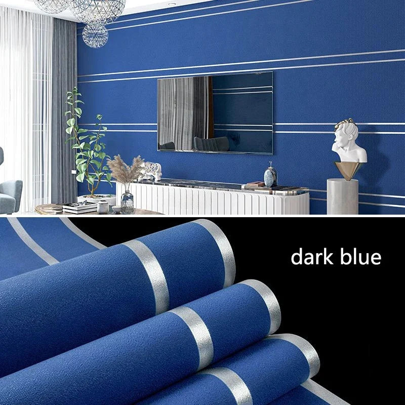 Hirschleder Samt Tapete Nordic Geometrische Muster Streifen Moderne Einfache Wohnzimmer TV Hintergrund Wohnkultur Vlies Wand Papier
